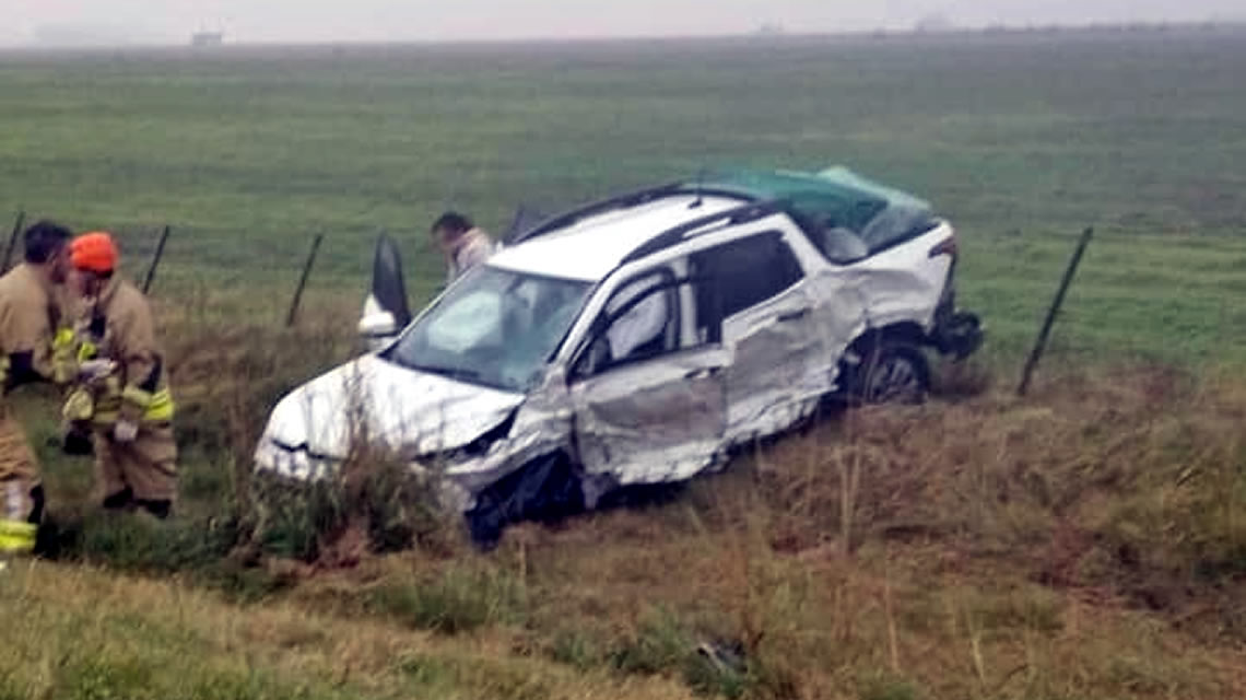 Accidente en Elortondo con víctima rufinense