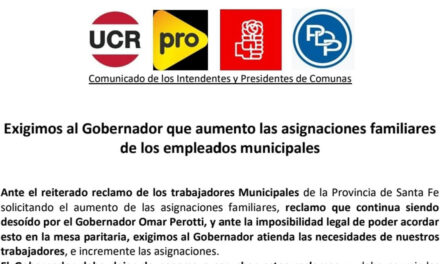 Intendentes y Presidentes de Comunas exigen al Gobernador que aumente las asignaciones familiares