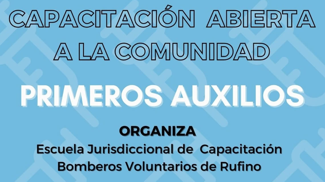 Capacitación de primeros auxilios abierto a la comunidad