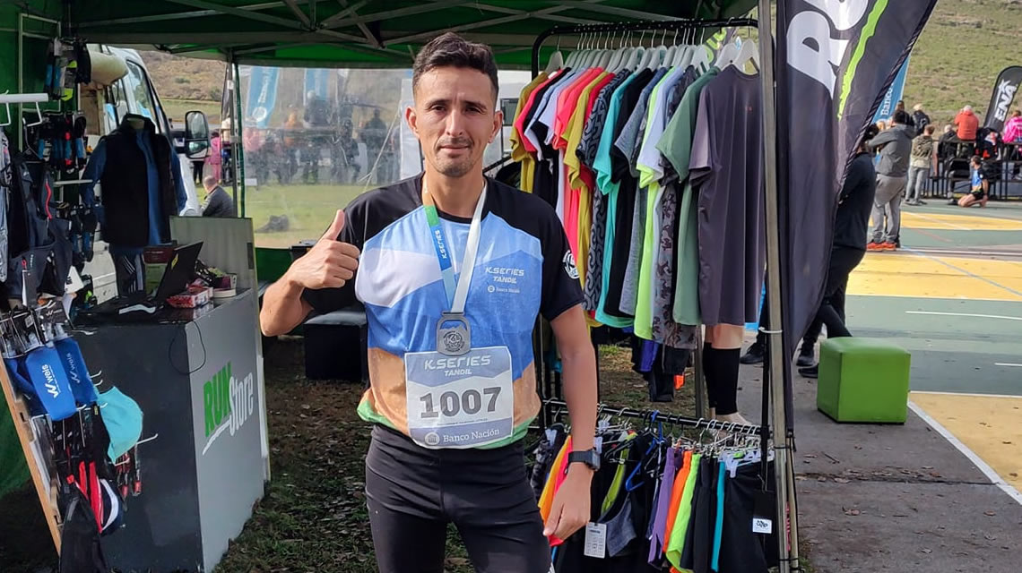 Cesar Abel Orta Diaz obtuvo excelente participación en la media maratón de Tandil