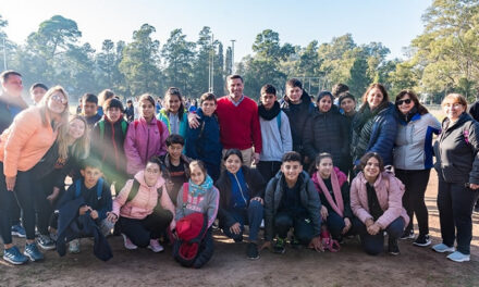 Inauguración de los Juegos Santafesinos en Rufino