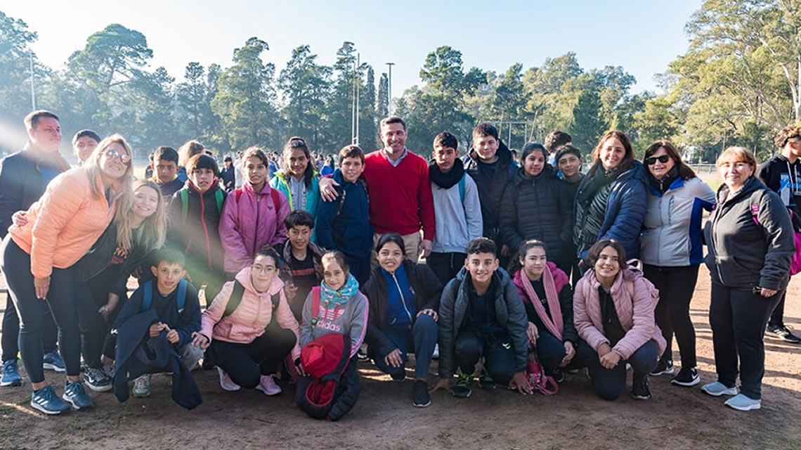 Inauguración de los Juegos Santafesinos en Rufino