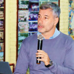 El autor y periodista rufinense Miguel Bossio dialogó con alumnos del Colegio Superio 50