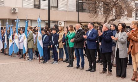 Rufino celebró el Día de la Independencia con un acto oficial