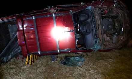 Volcó una camioneta en Ruta 33 a la altura del kilómetro 535