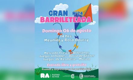 Barrileteada en Rufino Activa este domingo