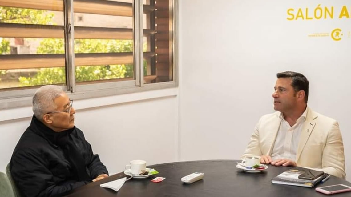 El Intendente Natalio Lattanzi se reunió con el Obispo Han Lim Moon