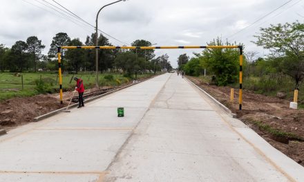 Calle Lorenzetti habilitada