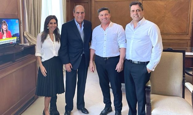 El intendente Lattanzi en casa Rosada