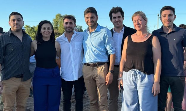 El gobernador santafesino Maximiliano Pullaro visitó Rufino