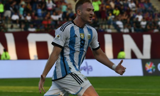 Con un tanto del rufinense Gondou, Argentina superó a Brasil y se metió en los JJ.OO de París