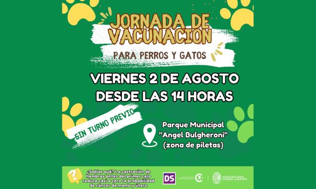 Vacunación antirrábica gratuita