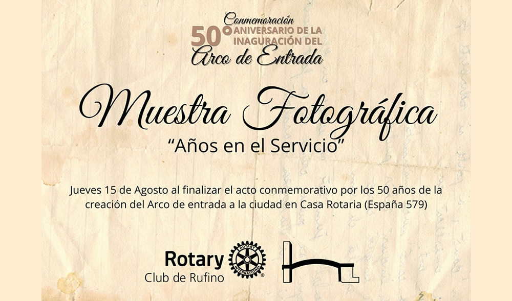 Conmemoración del 50° aniversario de la inauguración del Arco de Entrada