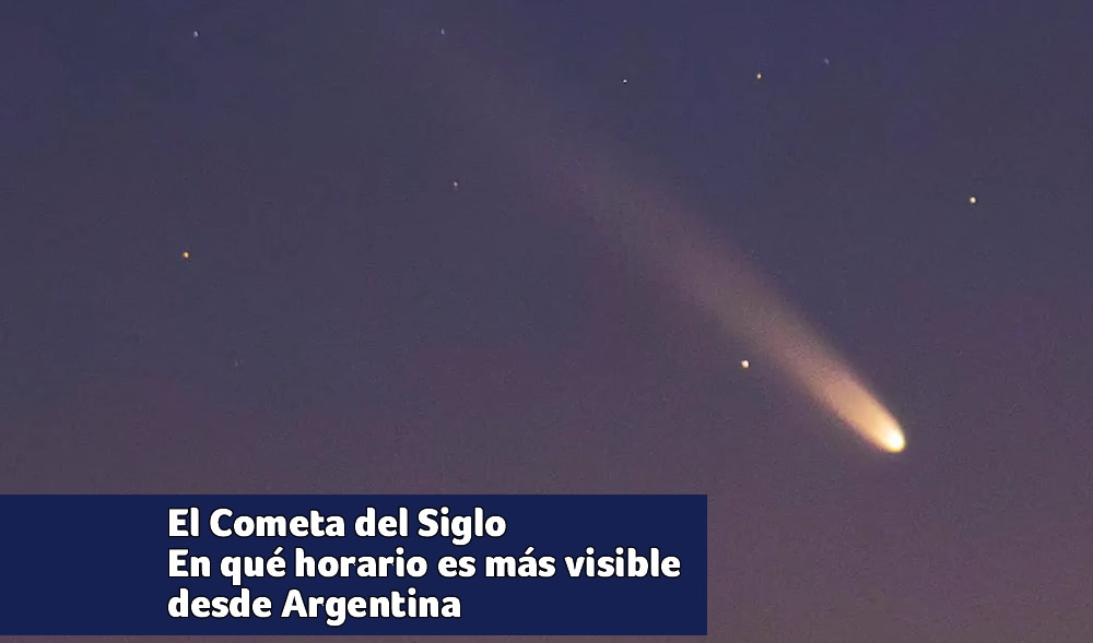 El cometa del siglo se verá desde Argentina
