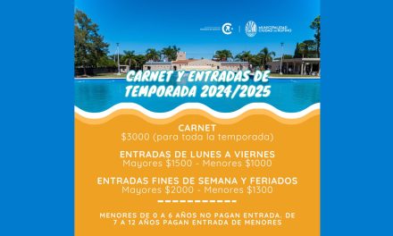 Carnet y entradas para la temporada del balneario municipal