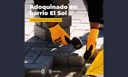 Empieza el adoquinado en Barrio El Sol