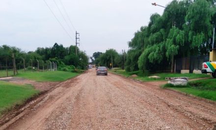Consolidado con piedra en calle Asamblea