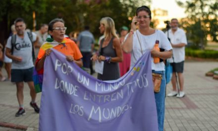 Rufino se sumó a la Marcha Federal del Orgullo Antifascista y Antirracista