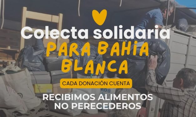 Rufino sigue recibiendo donaciones para Bahía Blanca hasta el 31 de marzo