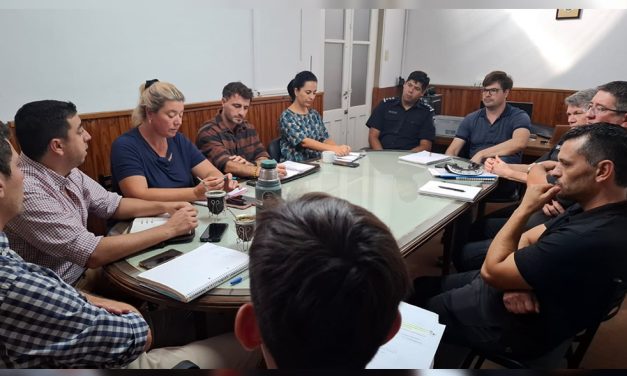 Concejales de Rufino se reunieron con autoridades políticas y policiales para abordar temas de seguridad