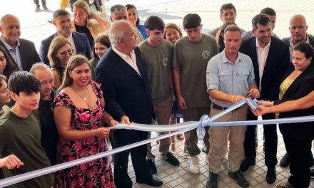 Inauguración del nuevo edificio de la Agrotécnica 335 de Rufino