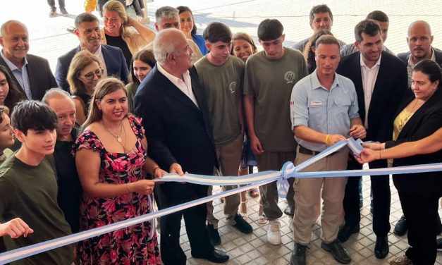 Inauguración del nuevo edificio de la Agrotécnica 335 de Rufino