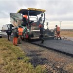 Repavimentación de ruta 7 al este de Rufino