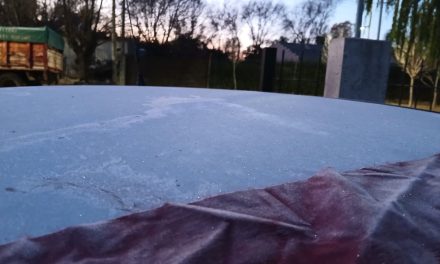 Rufino amaneció con -5.0°C: el día más frío del año hasta el momento