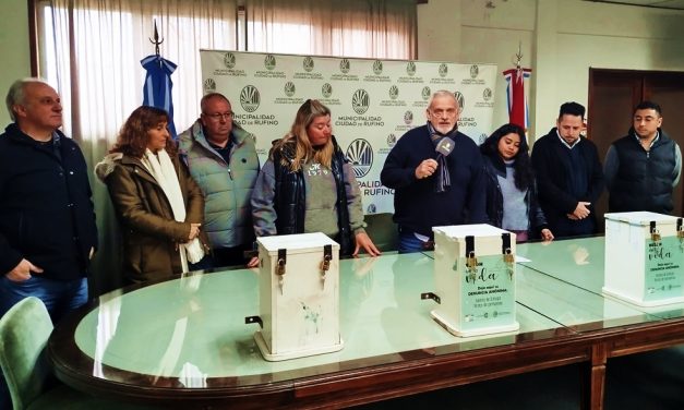 Décima apertura de los Buzones de la Vida en Rufino: sin sobres en esta ocasión