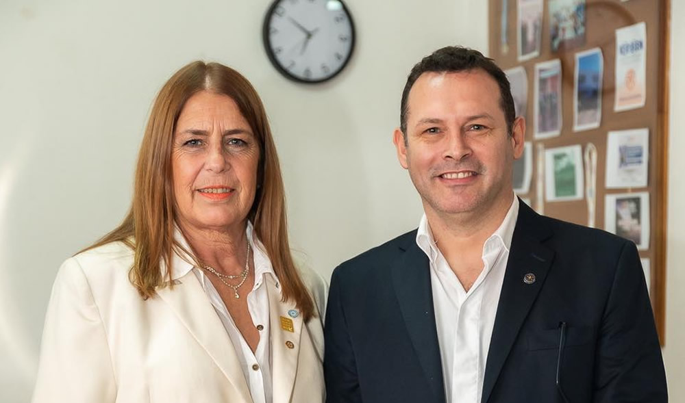 Stella Carretero asumió la presidencia del Rotary Club Rufino