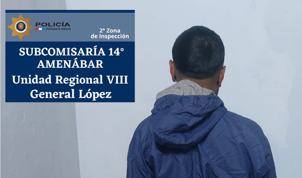 Amenábar: Joven demorado por resistencia a la autoridad