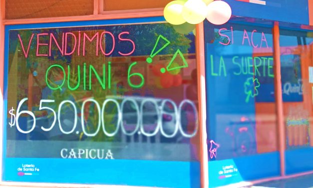 Un apostador de Rufino ganó $650 millones en el Quini 6