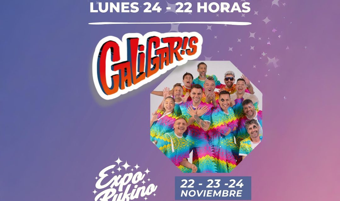 Expo Rufino 2025: Tres Noches de Talento Local y un Gran Cierre con Los Caligaris