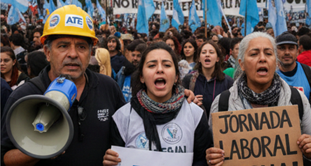 Argentina se moviliza: Masiva Marcha Federal contra la Reforma Laboral