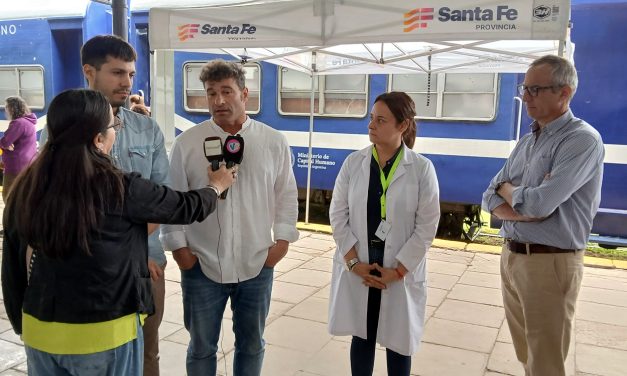 El Tren Sanitario de Capital Humano llegó a Rufino y ofrece controles, trámites y servicios gratuitos para toda la comunidad