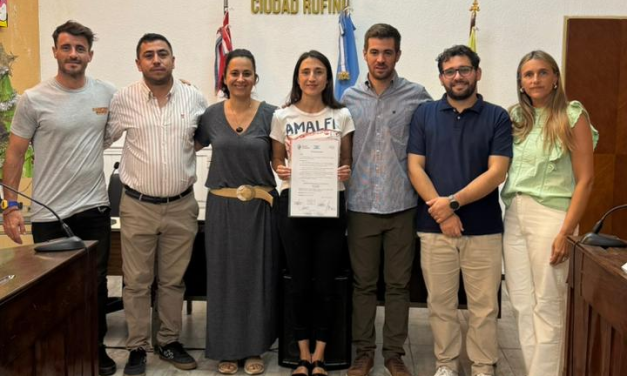 El Concejo de Rufino distinguió a Sofía Roizarena por su labor histórica
