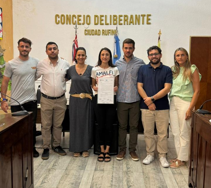 El Concejo de Rufino distinguió a Sofía Roizarena por su labor histórica