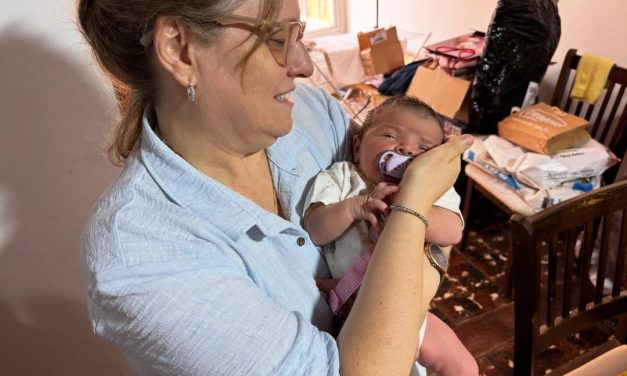 Miguelina, la primer bebé rufinense del año 2026