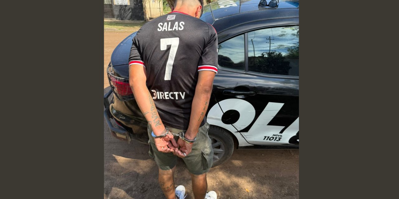 Rufino: Intentó robar en una vivienda y terminó detenido