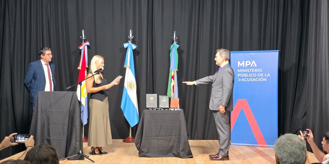 Mauricio Clavero juró como Fiscal Regional de la Tercera Circunscripción del MPA