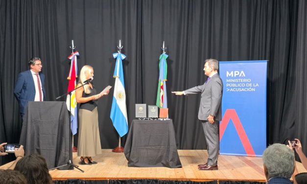 Mauricio Clavero juró como Fiscal Regional de la Tercera Circunscripción del MPA