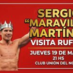 Sergio «Maravilla» Martínez llega a Rufino: Una noche de boxeo y superación