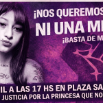 Convocan a una movilización masiva para exigir justicia por el femicidio de la joven Guadalupe Belén Montoya