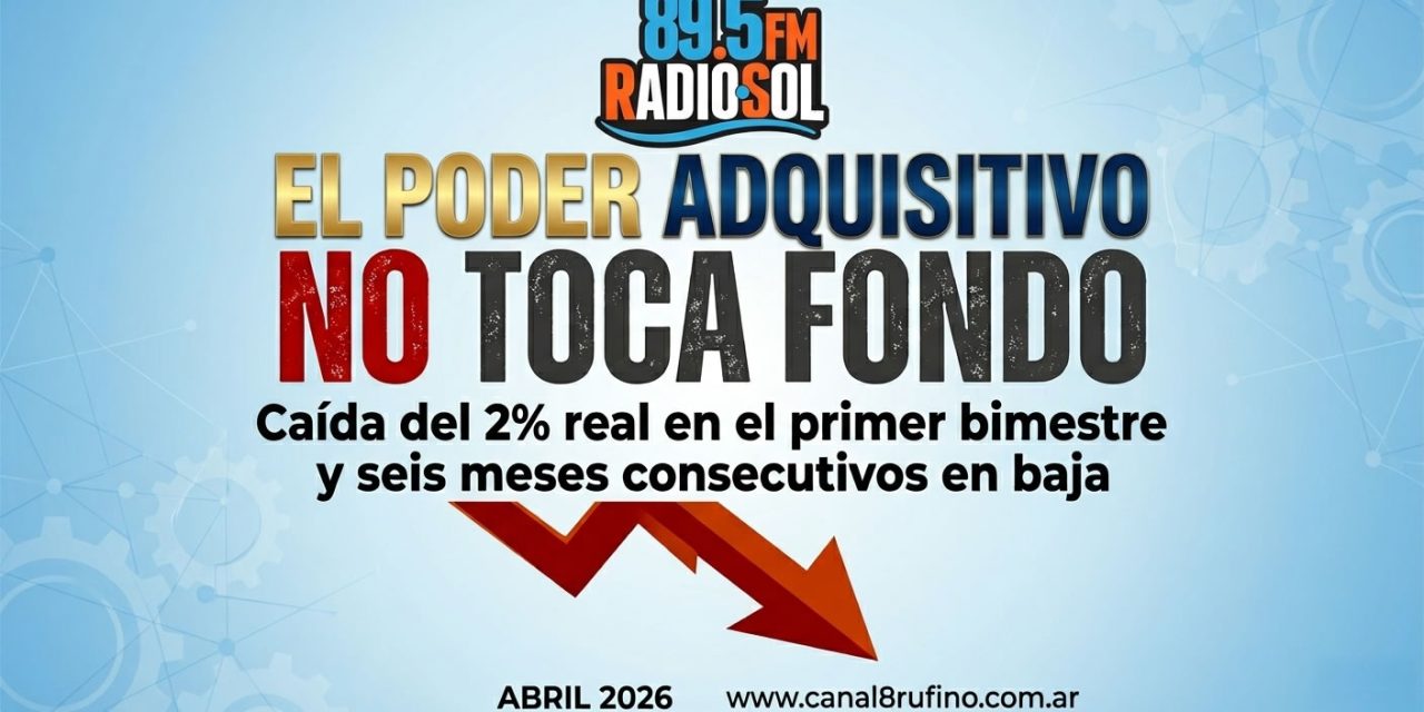 El poder adquisitivo no toca fondo: el salario registrado cayó 2% en el primer bimestre