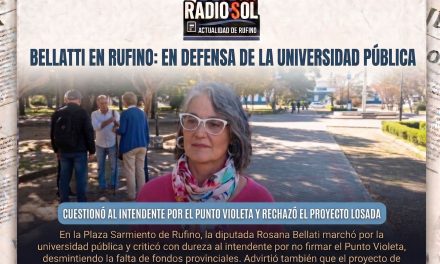 Bellati en Rufino: «La universidad pública es la herramienta para que la ciudad siga creciendo»