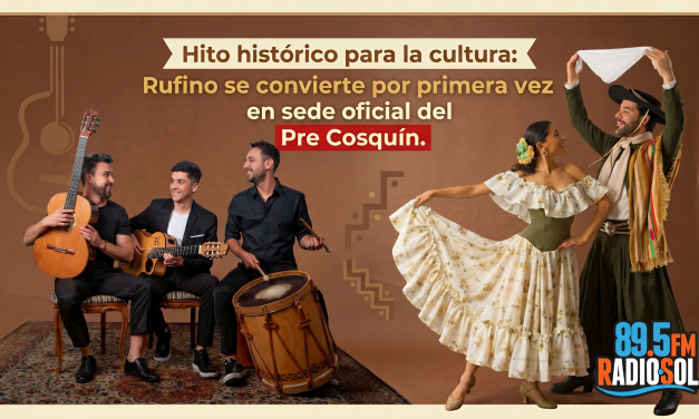 Hito histórico para la cultura: Rufino se convierte por primera vez en sede oficial del Pre Cosquín