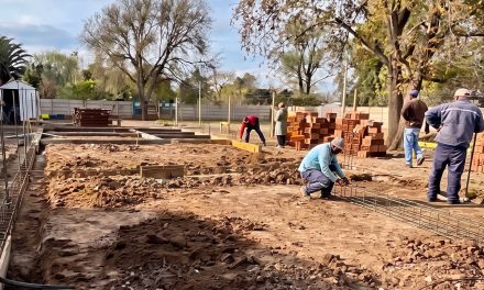 Avanzan a paso firme las obras de ampliación en la Escuela Nº 1288