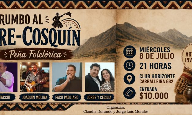 Se enciende la tradición: Llega la peña folclórica «Rumbo al Pre-Cosquín»