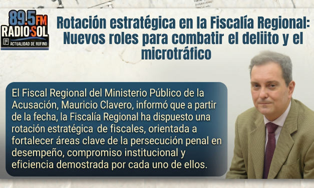 Rotación estratégica en la Fiscalía Regional: Nuevos roles para combatir el delito y el microtráfico