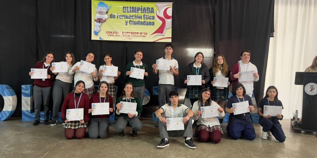 Con gran éxito y destacada actuación local, concluyeron las XI Olimpiadas de Formación Ética y Ciudadana en el Colegio 50